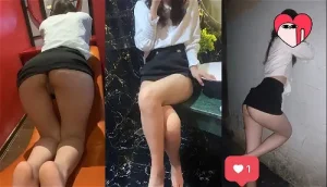 Em nhân viên  sexy trong bộ đồ văn phòng