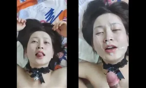 Xuất tinh hết vô mặt em